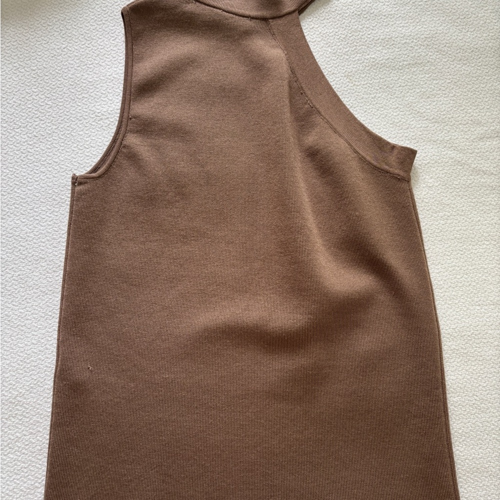 Zara Taupe Knit Top